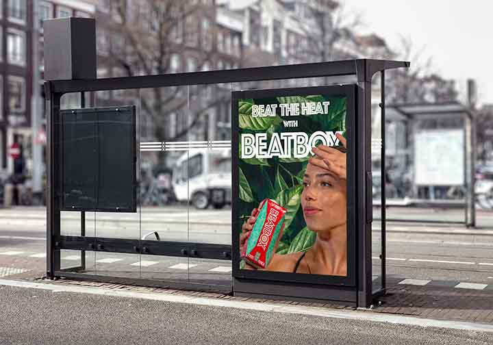 face campaign poster for beatbox